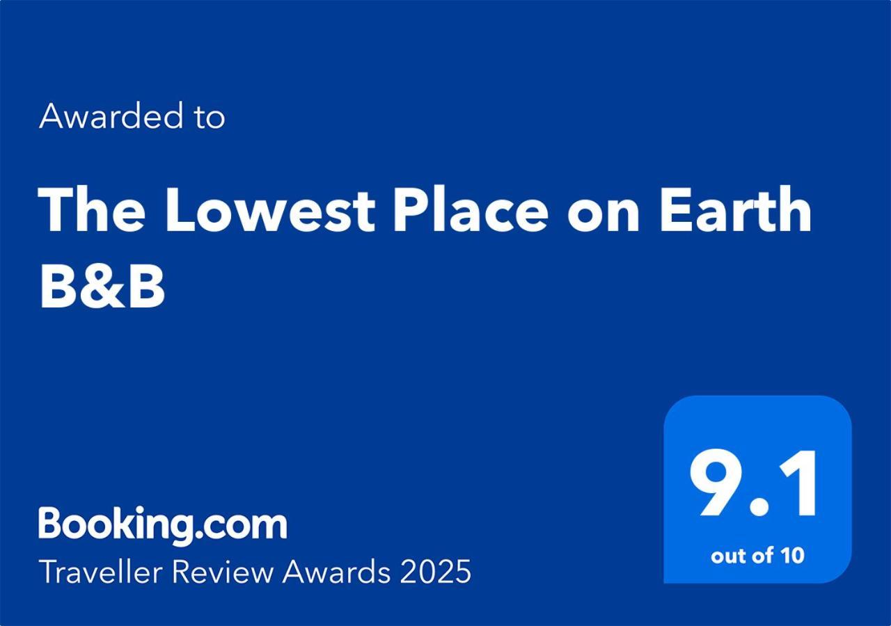 The Lowest Place On Earth B&B Neot HaKikar Exterior photo